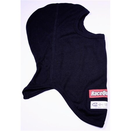 Racequip 433992 SFI 3.3 Fire Retardant Two Layer Hood, Black RQP-433992